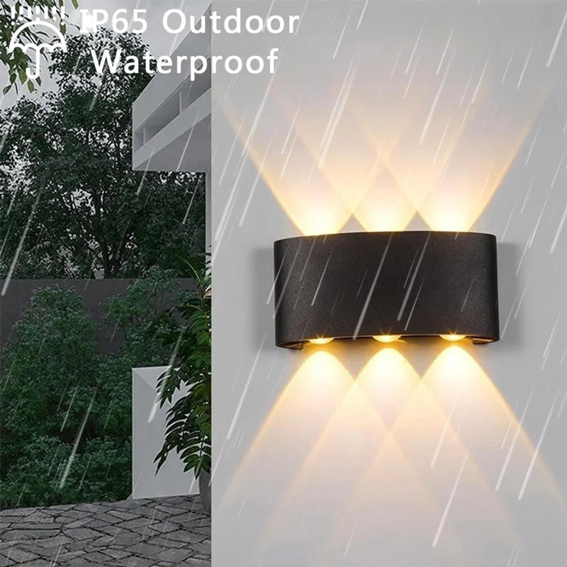 Modern LED Up & Down Wall Lamp – Waterproof Aluminum Indoor/Outdoor Lighting (IP65)