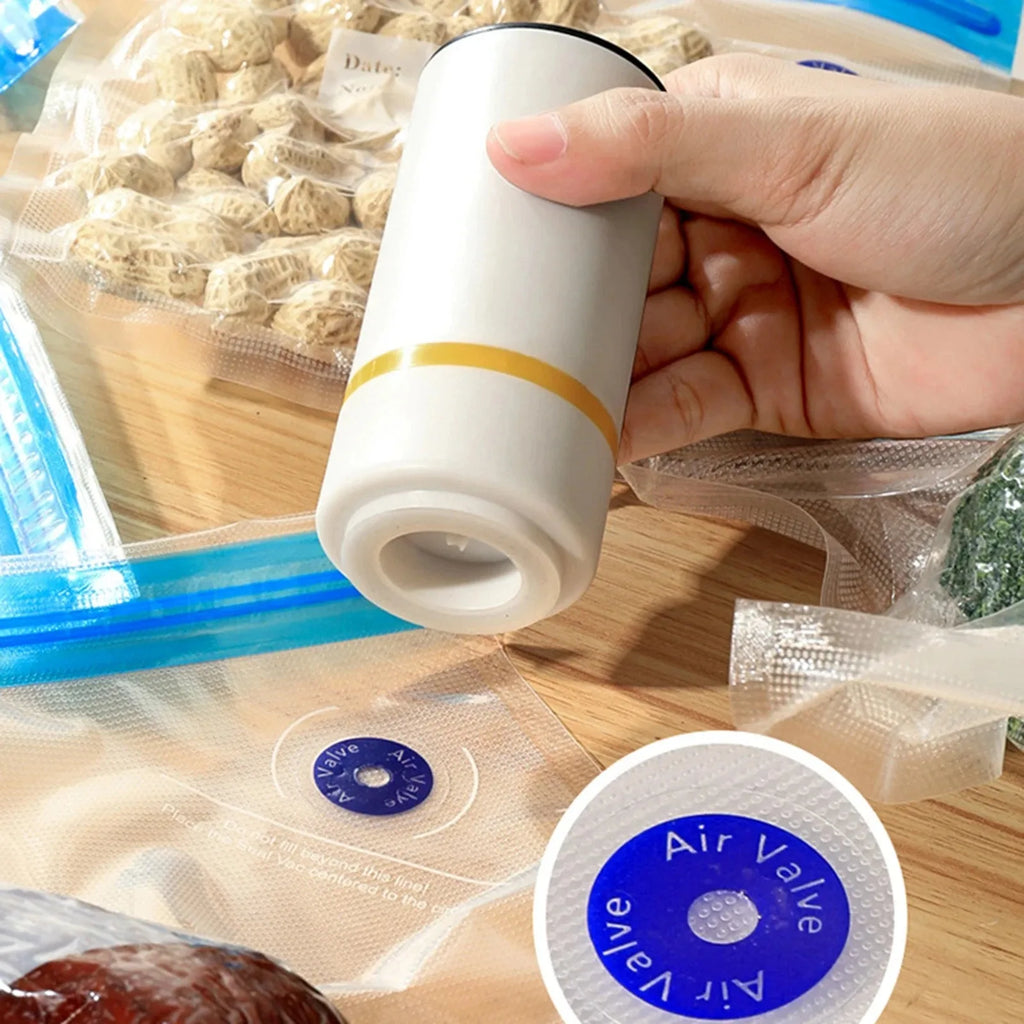 USB Rechargeble Vacuum Food Storage Bags Set