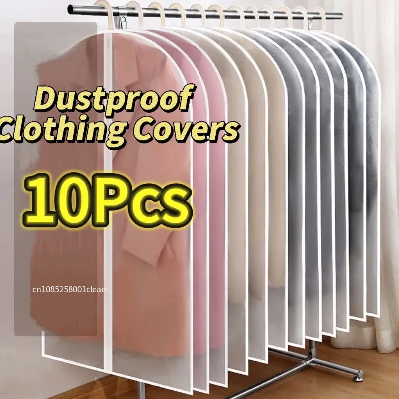 Transparent Garment Storage Bags With Zipper