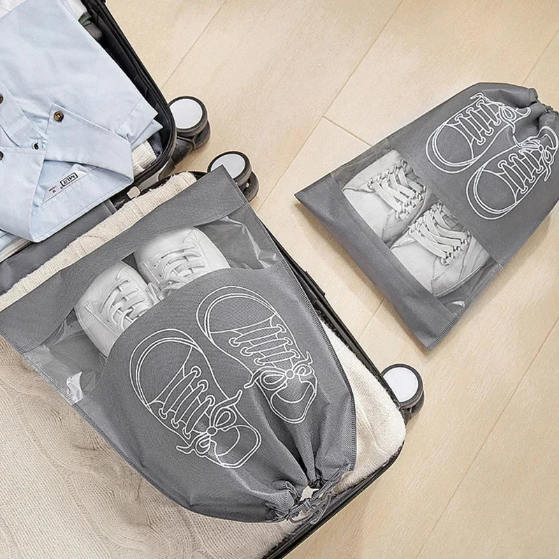 Foldable Non-Woven Shoe Storage Bag