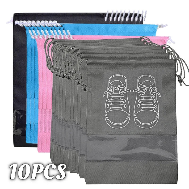 Foldable Non-Woven Shoe Storage Bag