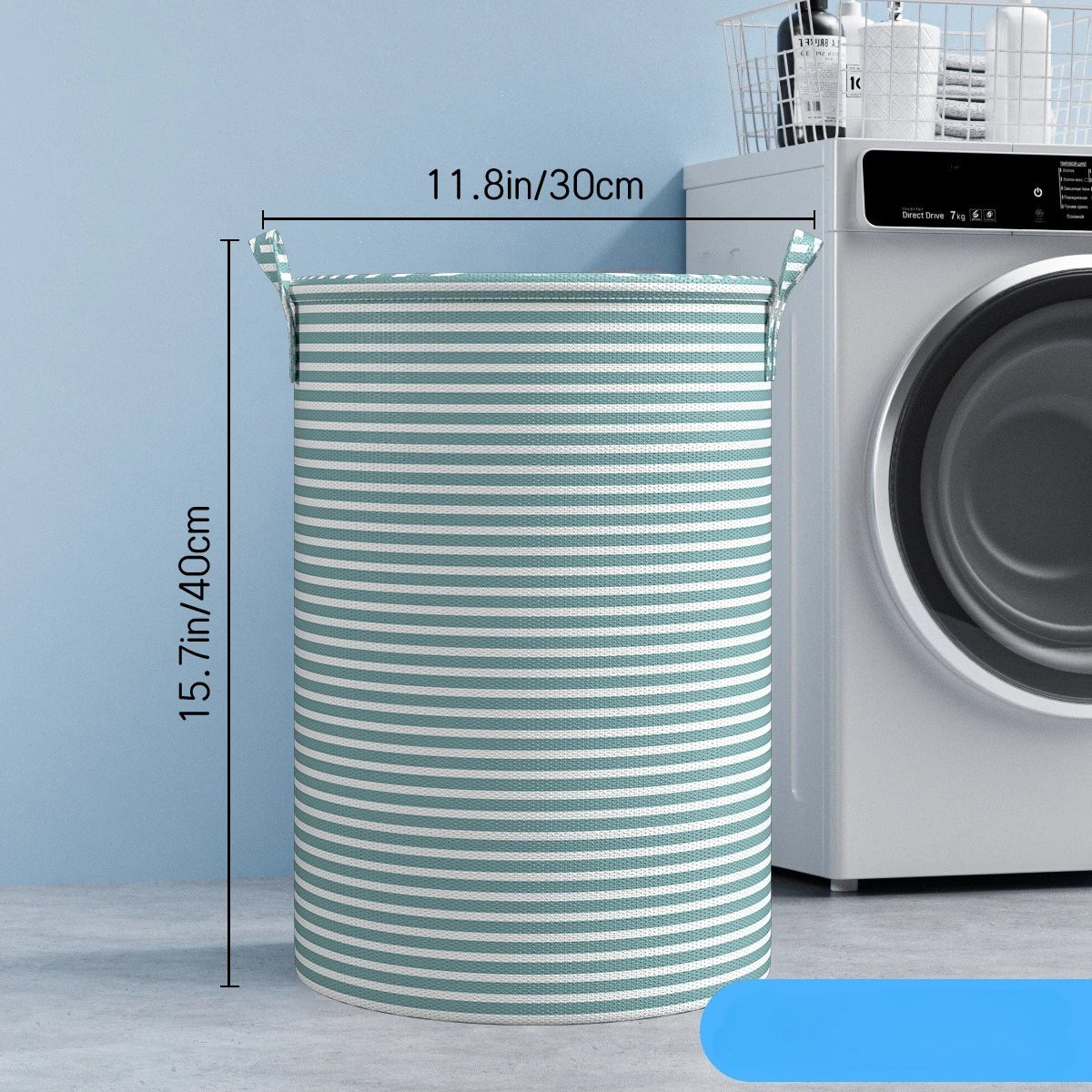 Reusable Storage Basket With Handles