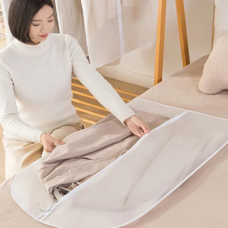 Transparent Garment Storage Bags With Zipper