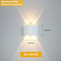 Modern LED Up & Down Wall Lamp – Waterproof Aluminum Indoor/Outdoor Lighting (IP65)