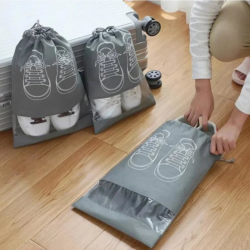 Foldable Non-Woven Shoe Storage Bag