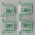 4-Piece Wall Adhesive Hooks Set – Strong No-Drill Bathroom & Kitchen Organizer Hooks