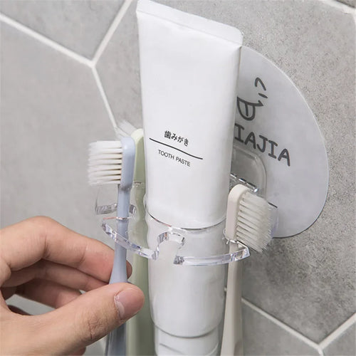 Bathroom Toothbrush-Razor Holder