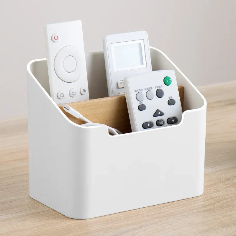 Multi-Function Desktop Organizer With Tissue Holder