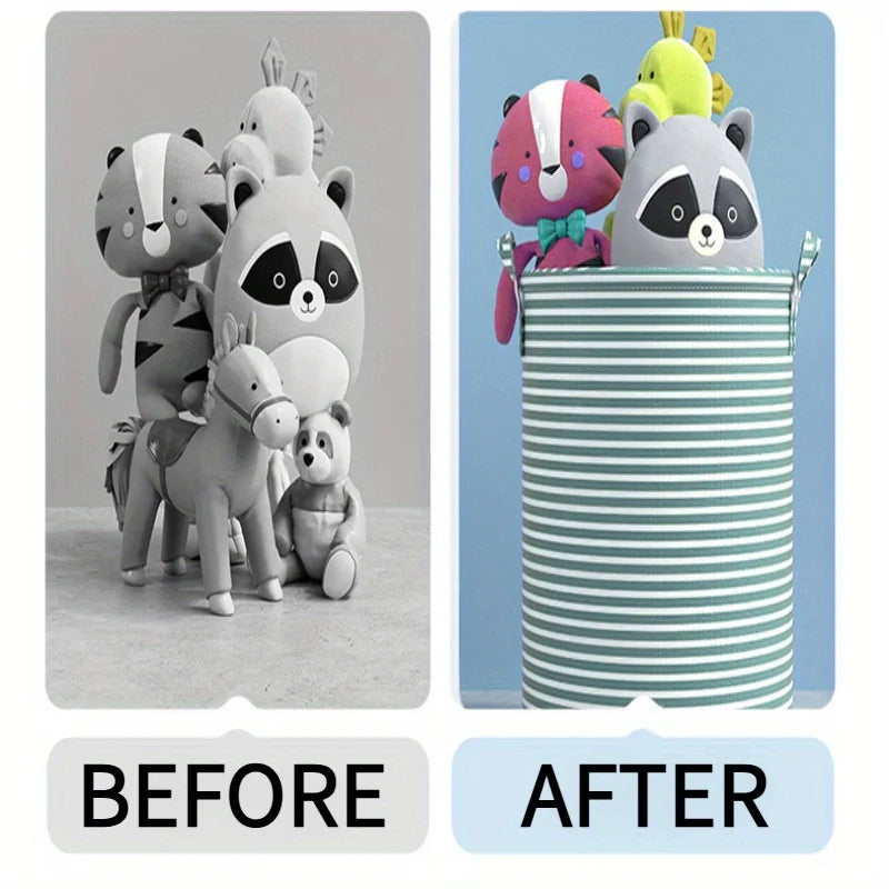 Reusable Storage Basket With Handles