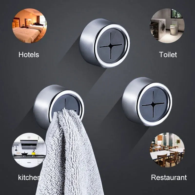 Wall Mounted Multi-Purpose Storage Hooks 3-pack