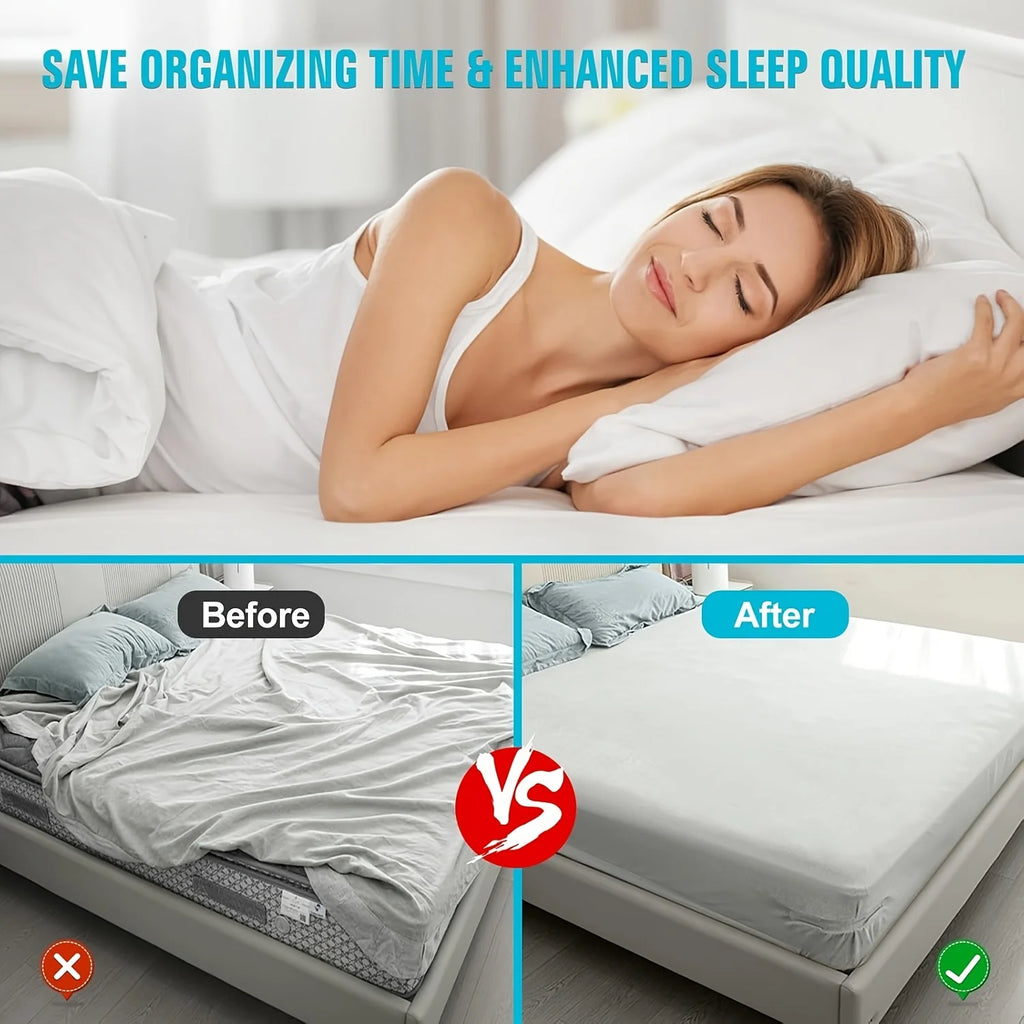 4PCS Adjustable Bed sheet Corner Straps
