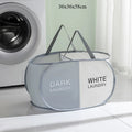 Large Foldable Laundry Basket Fabric Sorting Hampers with Handles Collapsible Clothes Organizer for Home/Bathroom/Dorm