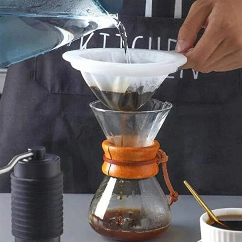 Premium Fine Mesh Kitchen Strainer – Stainless Steel & Nylon