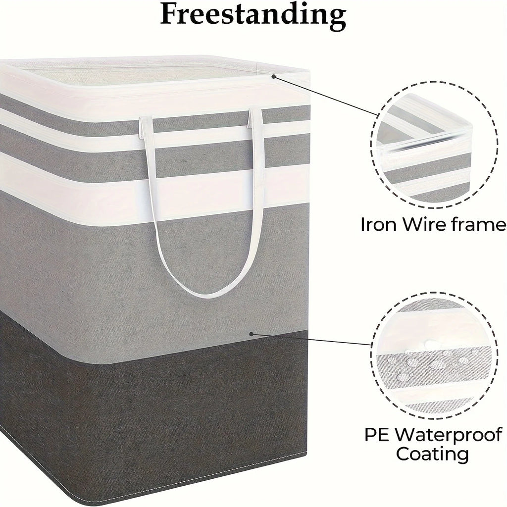 Foldable Fabric Laundry Storage Basket