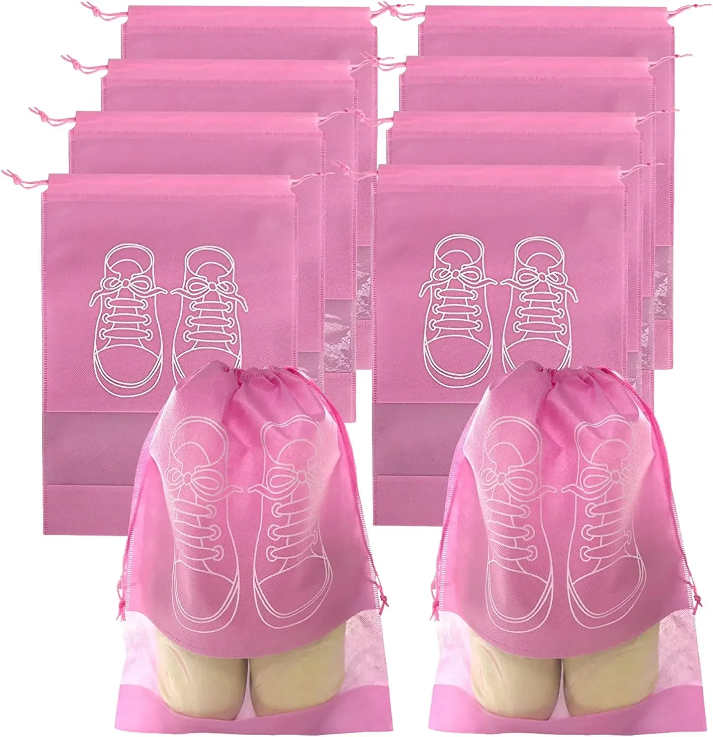 Foldable Non-Woven Shoe Storage Bag