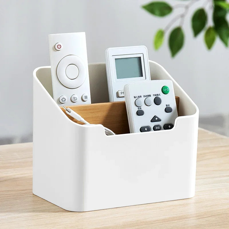 Multi-Function Desktop Organizer With Tissue Holder